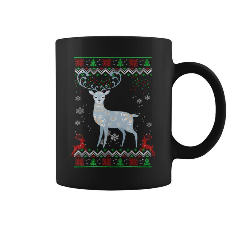 Deer Ugly Christmas Sweater Coffee Mug