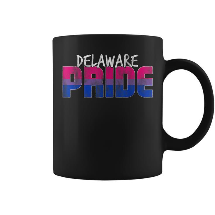 Delaware Pride Bisexual Flag  Coffee Mug