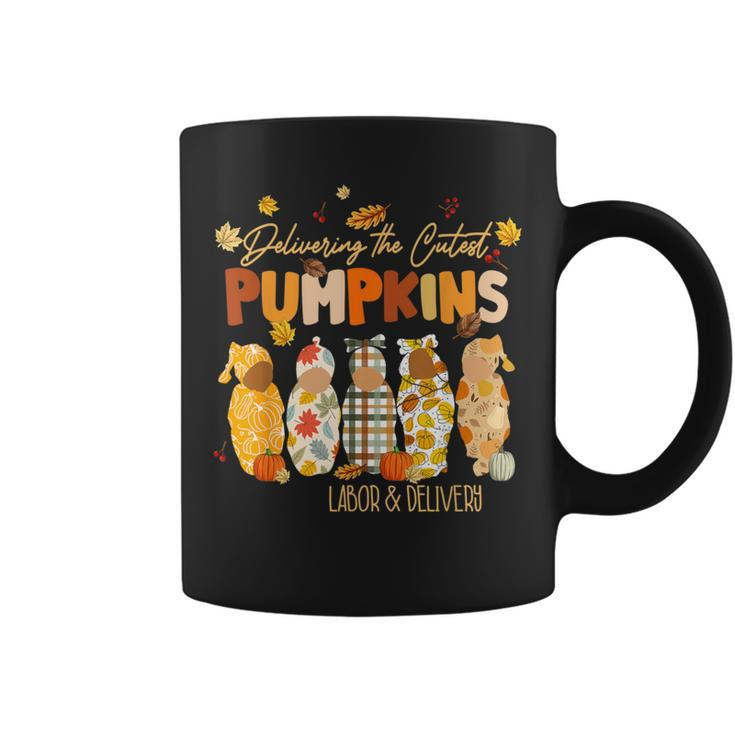 Delivering Cutest Pumpkins Labor Delivery Nurse Thanksgiving Coffee Mug
