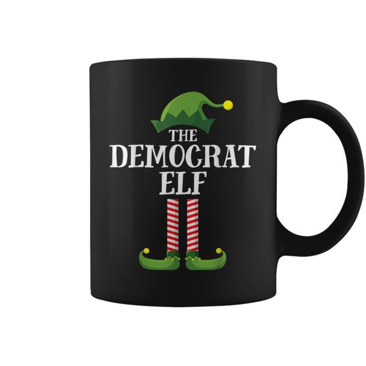Democrat Elf Matching Family Group Christmas Party Coffee Mug