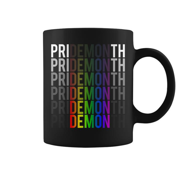 Demon Pride Month Lgbt Gay Pride Month Transgender Lesbian  Coffee Mug