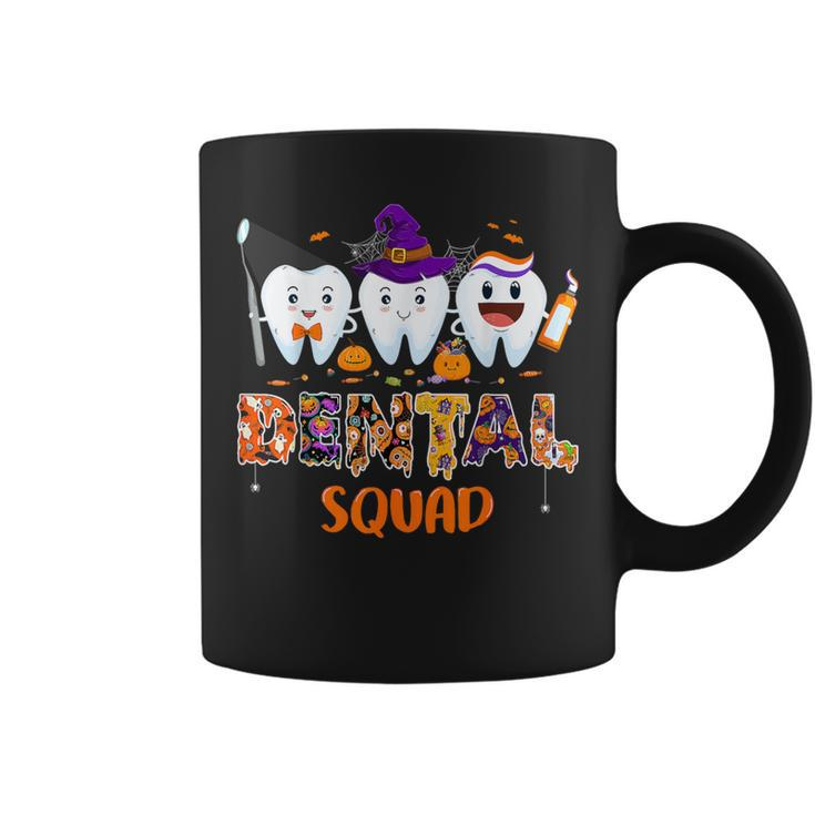 Dental Squad Denstist Spooky Halloween Ghost Costume Coffee Mug