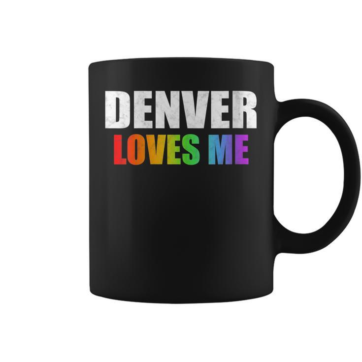 Denver Gay Pride Lgbt Rainbow Love Colorado Men Women Gifts  Coffee Mug