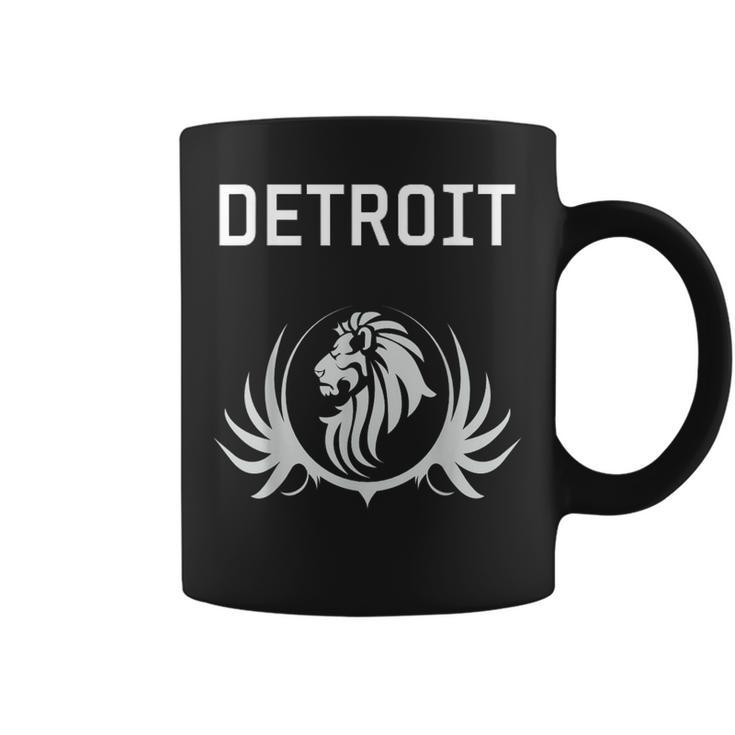 Detroit Football Fans  Lions Coffee Mug