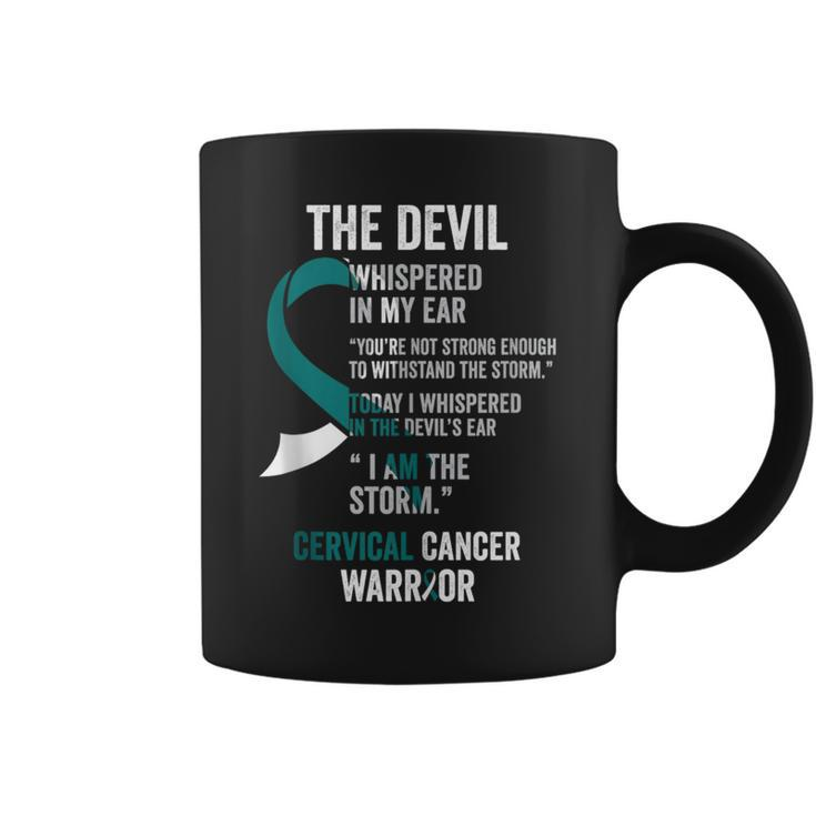 The Devil- Cervical Cancer Awareness Supporter Ribbon Coffee Mug