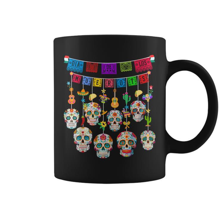 Dia De Los Muertos Day Of The Dead Hanging Skulls Coffee Mug