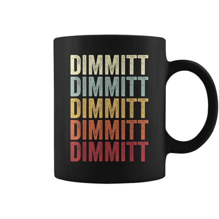 Dimmitt Texas Dimmitt Tx Retro Vintage Text Coffee Mug