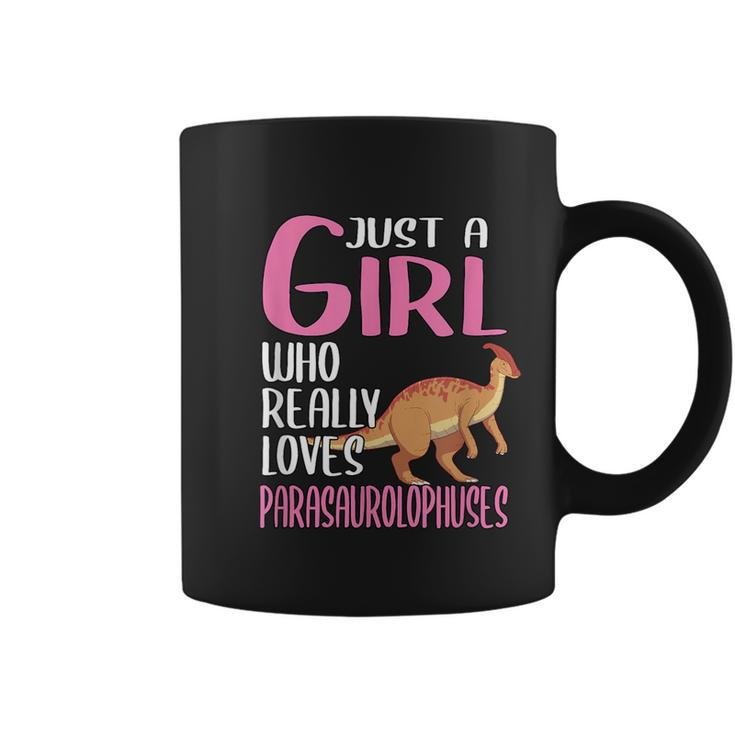 Dino Just A Girl Who Really Loves Parasaurolophuses Coffee Mug