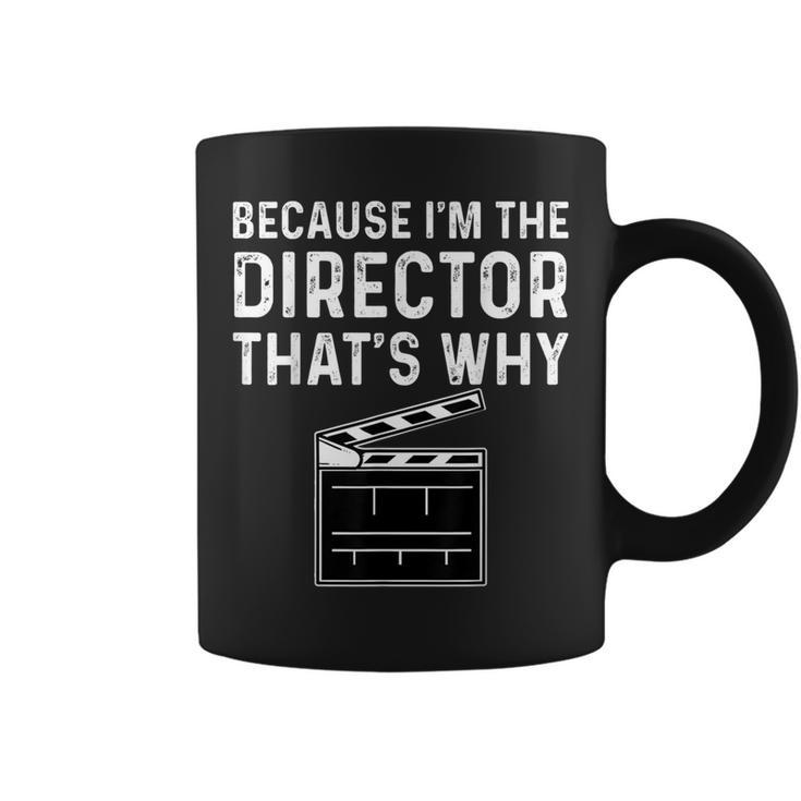 Director Theater Filmmaker Clapper Board Coffee Mug