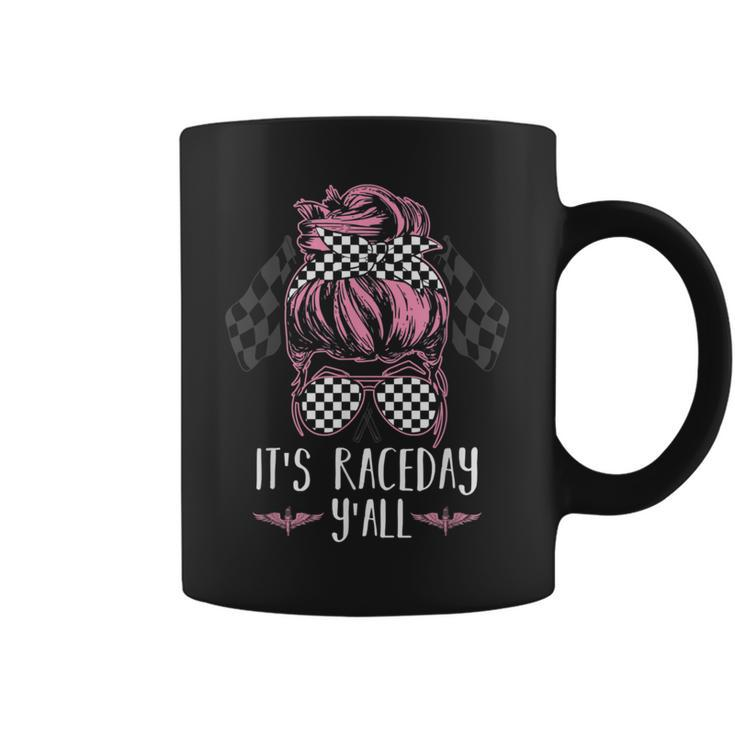 Dirt Track Racing Race Its Race Day Yall Car Racing Racing Funny Gifts Coffee Mug