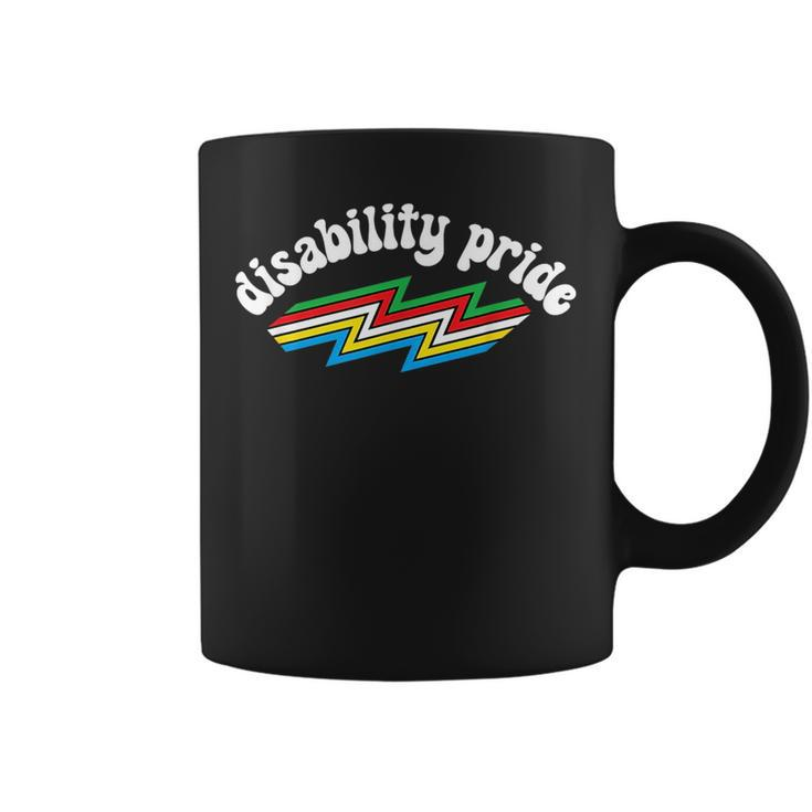 Disabled Pride Proud Handicap Disability Pride Month Flag  Coffee Mug