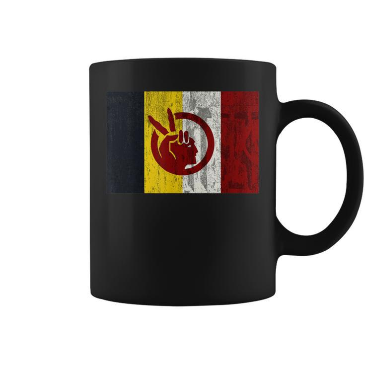 Distressed American Indian Movement Coffee Mug