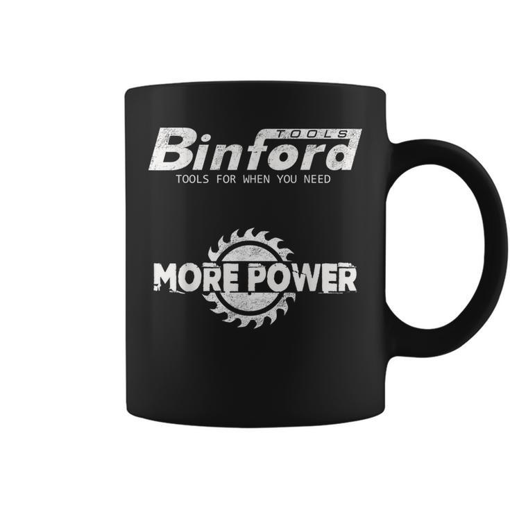 Distressed Binford Tools More Power  Coffee Mug