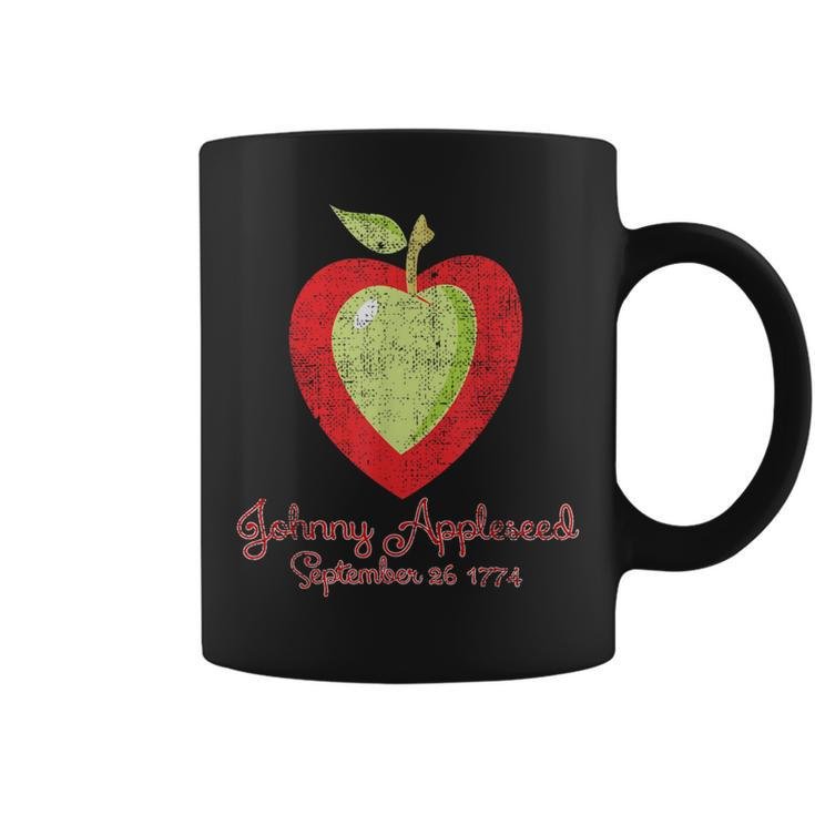 Distressed Johnny Appleseed Apple Tree Farmer Orchard Coffee Mug