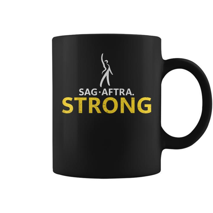 Distressed SagAftra Strong Coffee Mug