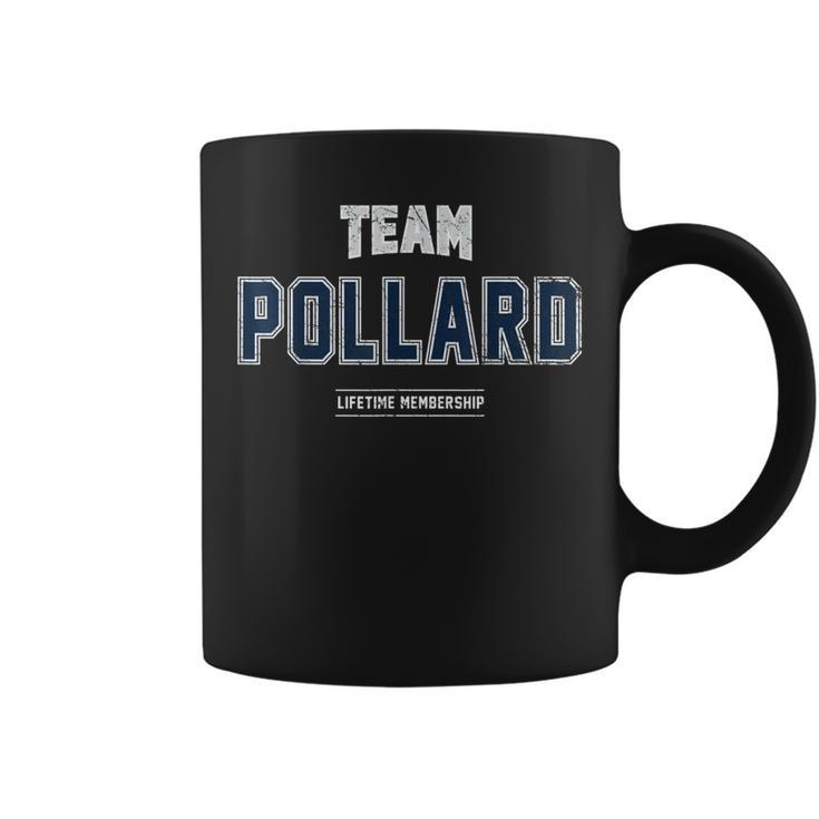 Distressed Team Pollard Proud Family Last Name Surname Coffee Mug