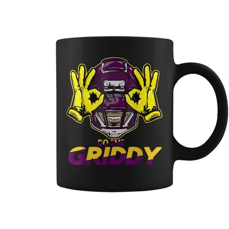 Do The Griddy Funy  Over Vintage Griddy Dance Football Coffee Mug