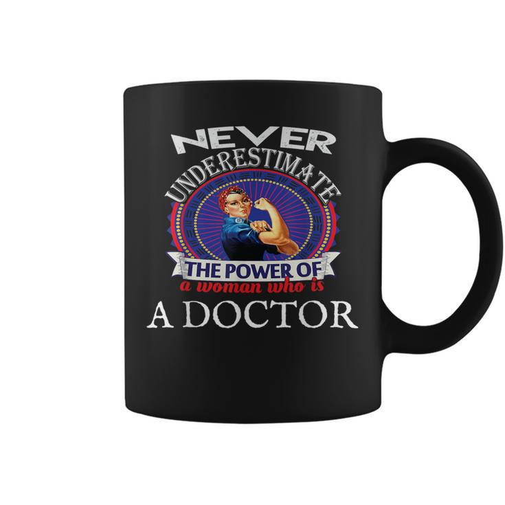 Doctor Never Underestimate T Coffee Mug