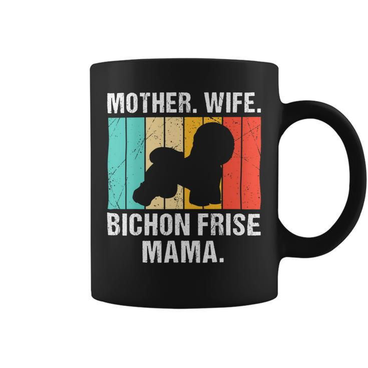 Dog Bichon Frise Mother Wife Bichon Frise Mama Retro Vintage Bichon Frise Coffee Mug