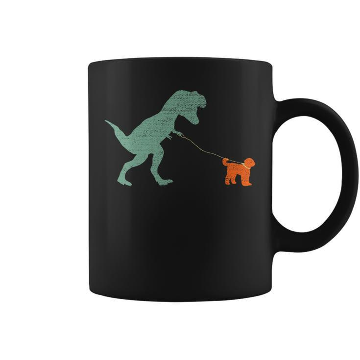 Dog Dinosaur Vintage Tyrannosaurus Rex Goldendoodle Coffee Mug