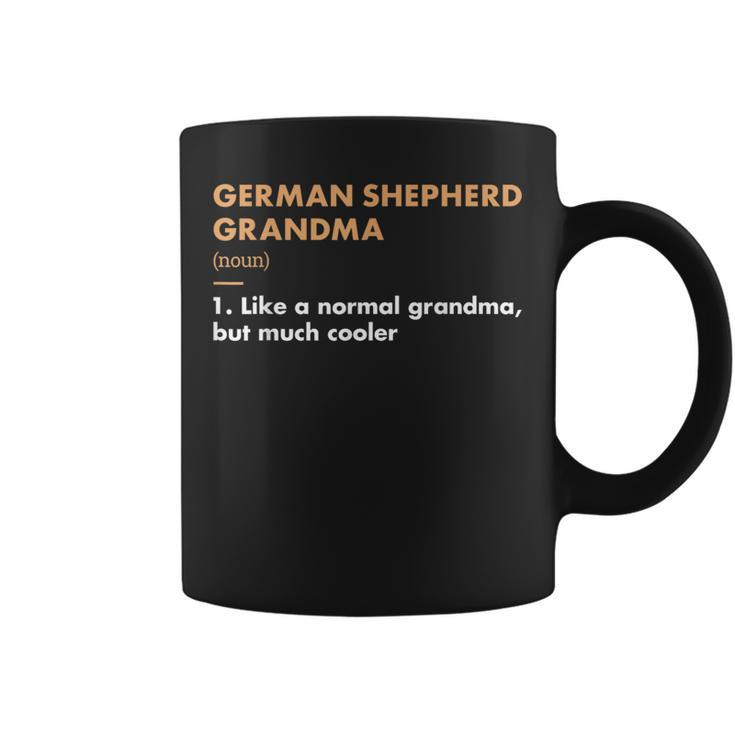 Dog German Shepherd Grandma Definition Coffee Mug
