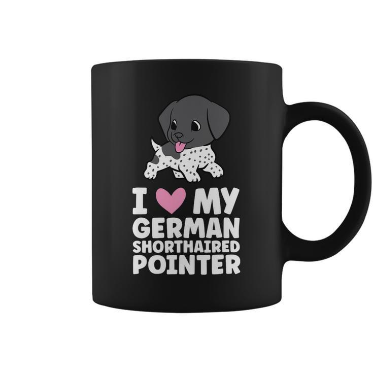 Dog German Shorthaired I Love My German Shorthaired Pointer Dog Coffee Mug