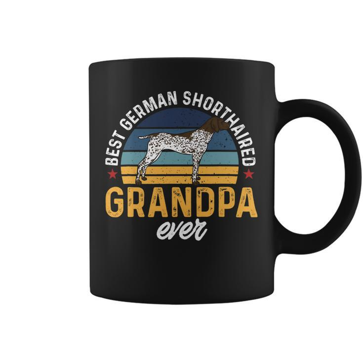 Dog German Shorthaired Mens Best German Shorthaired Pointer Grandpa Ever Gsp Dog Coffee Mug