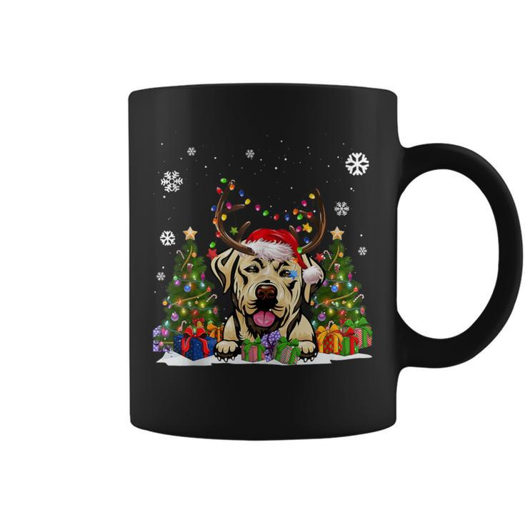 Dog Lovers Cute Labrador Santa Hat Ugly Christmas Sweater Coffee Mug