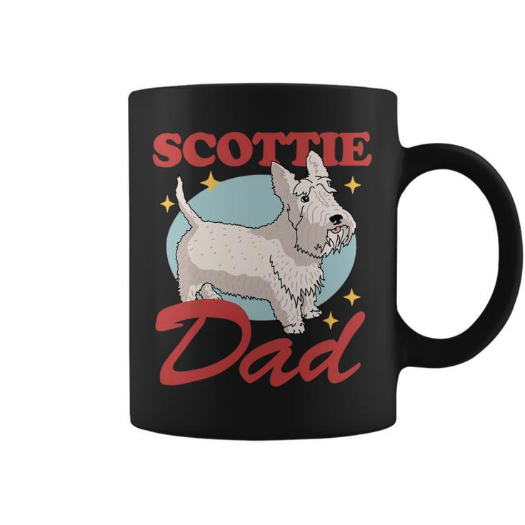 Dog Scottish Terrier Mens Scottie Dad Dog Owner Scottish Terrier 3 Coffee Mug