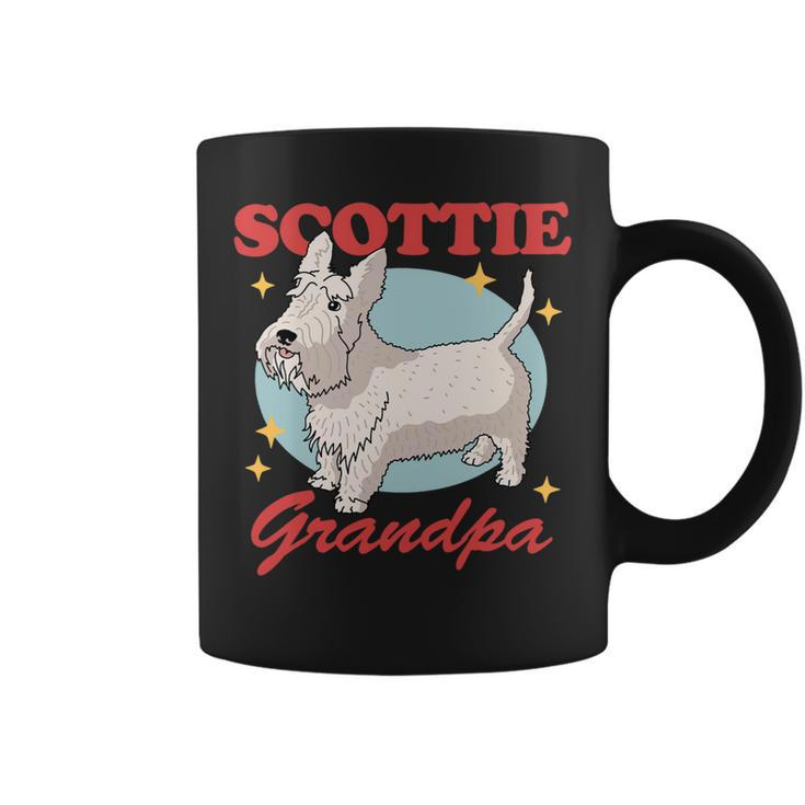 Dog Scottish Terrier Mens Scottie Grandpa Dog Owner Scottish Terrier 3 Coffee Mug