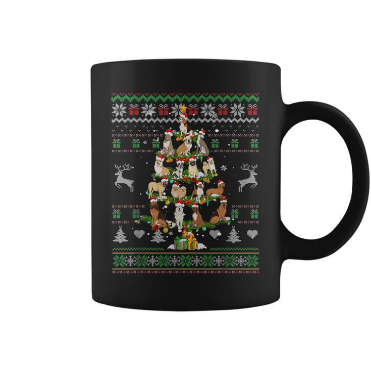 Dogs Christmas Tree Dog Lover Ugly Sweater Xmas Pets Coffee Mug