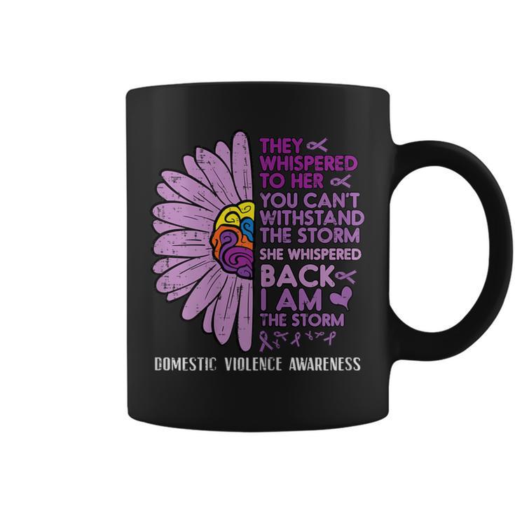 Domestic Violence They Whispered To Her Awareness Girl Coffee Mug