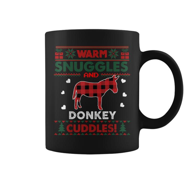 Donkey Lover Christmas Xmas Donkey Christmas Ugly Sweater Coffee Mug