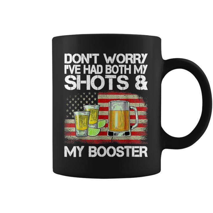 Dont Worry Ive Had Both My Shots And Booster Funny Vaccine Coffee Mug