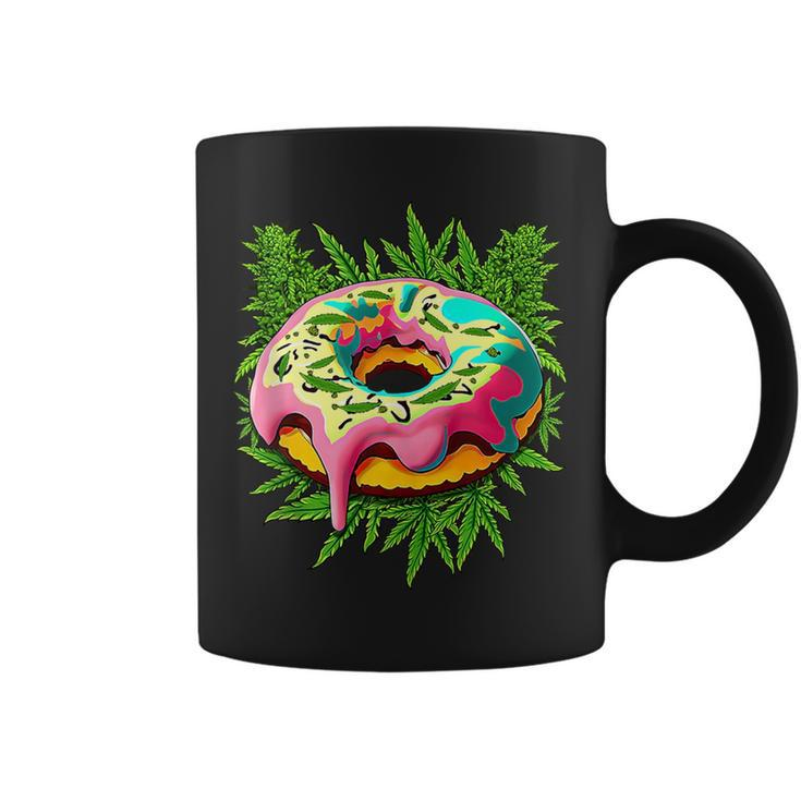 Donutght Weed Marijuana Cannabis Lover Men Women Happy 420 Coffee Mug