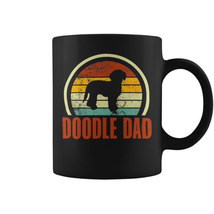 Doodle Dad Dog Dad Goldendoodle Labradoodle Retro Coffee Mug