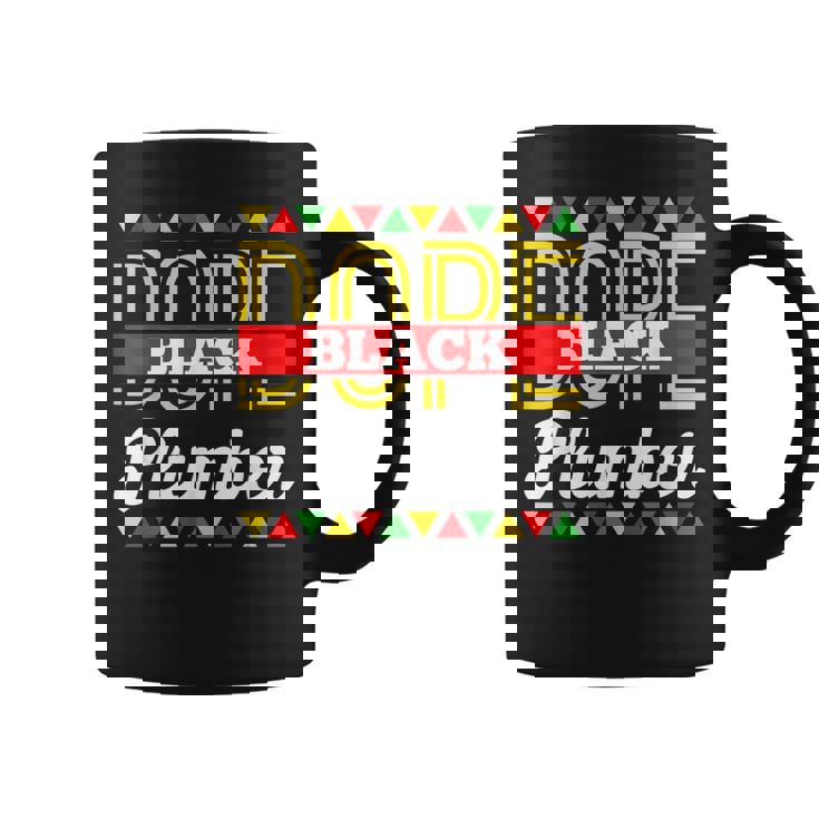 Dope Black Plumber African American Pride Blm Plumber  Coffee Mug