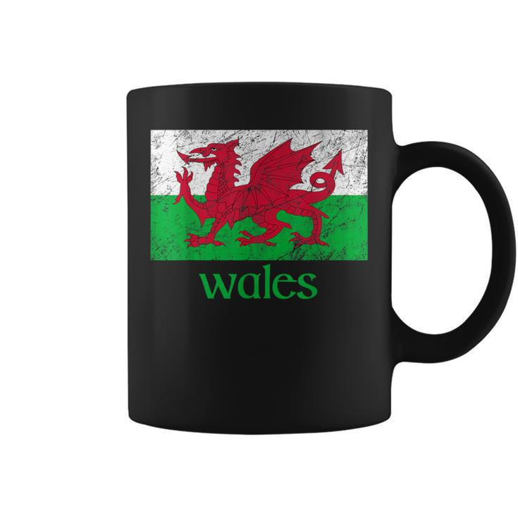 Dragon Of Wales Flag Welsh Cymru Flags Medieval Welsh Rugby Coffee Mug