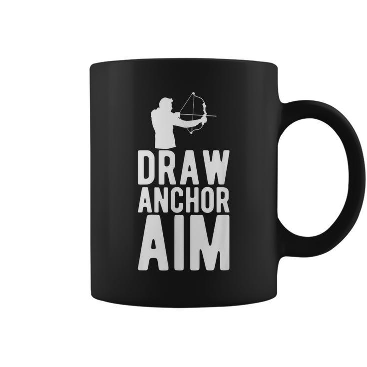 Draw Anchor Aim Archery Archer Archery Lover Archers  Coffee Mug
