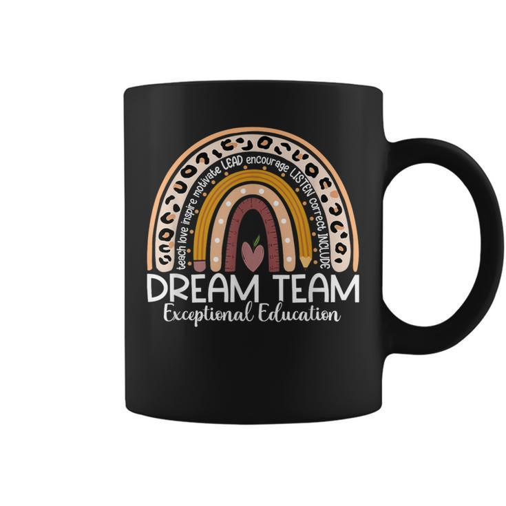 Dream Team Exceptional Education Rainbow Back To School Coffee Mug