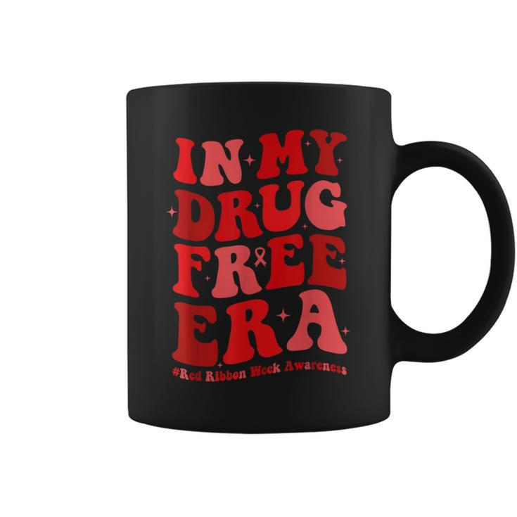 In My Drugs Free Era Red Ribbon Week Awareness Coffee Mug