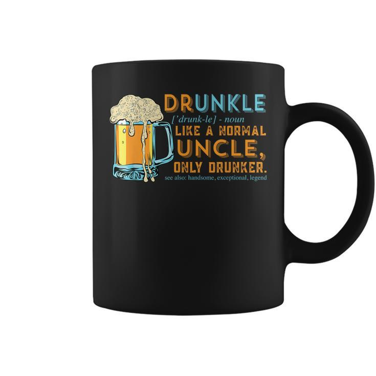 Druncle Like A Uncle But Only Drunker Christmas Idea Coffee Mug