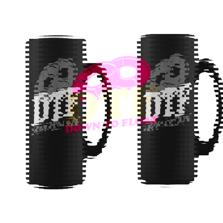 Dtf Down To Float Apparel Coffee Mug