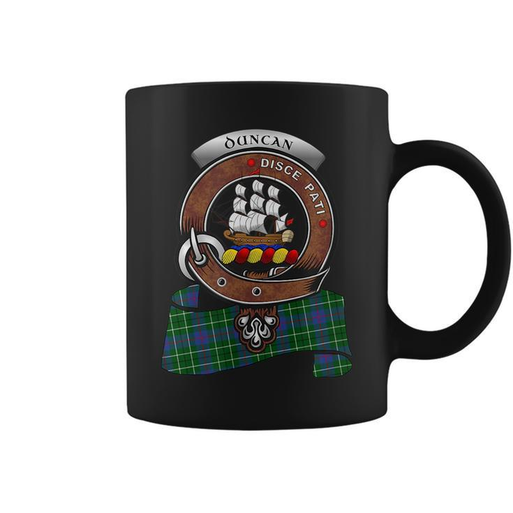 Duncan Clan Badge & Tartan Coffee Mug