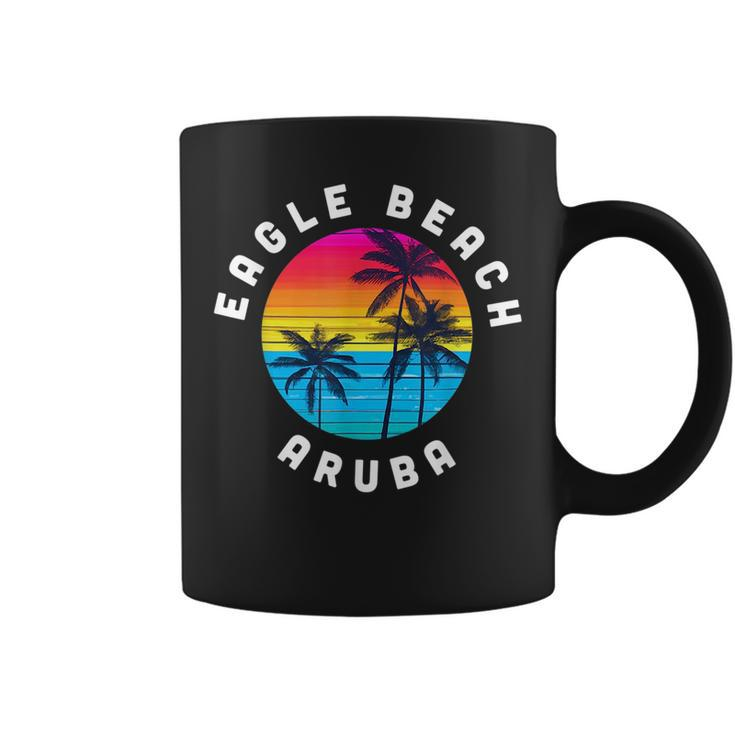 Eagle Beach Aruba Vacation Souvenir Sunset Beach  Coffee Mug