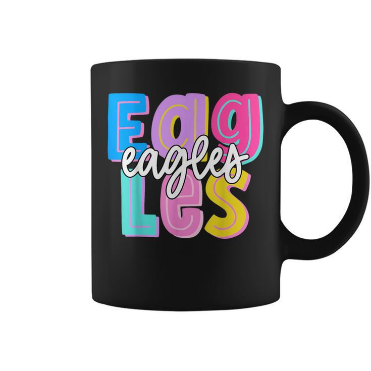 Eagles Colorful School Spirit Coffee Mug