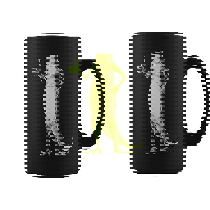 Easy Gecko Costume Gecko Body Headless Gecko Costume Coffee Mug