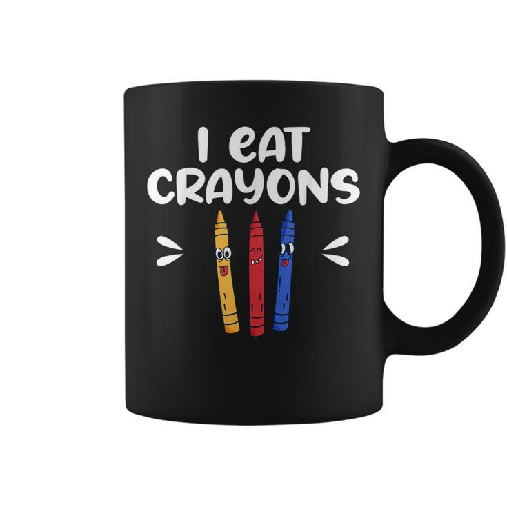 I Eat Crayons Coffee Mug