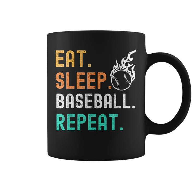 Eat Sleep Baseball Repeat  Coffee Mug