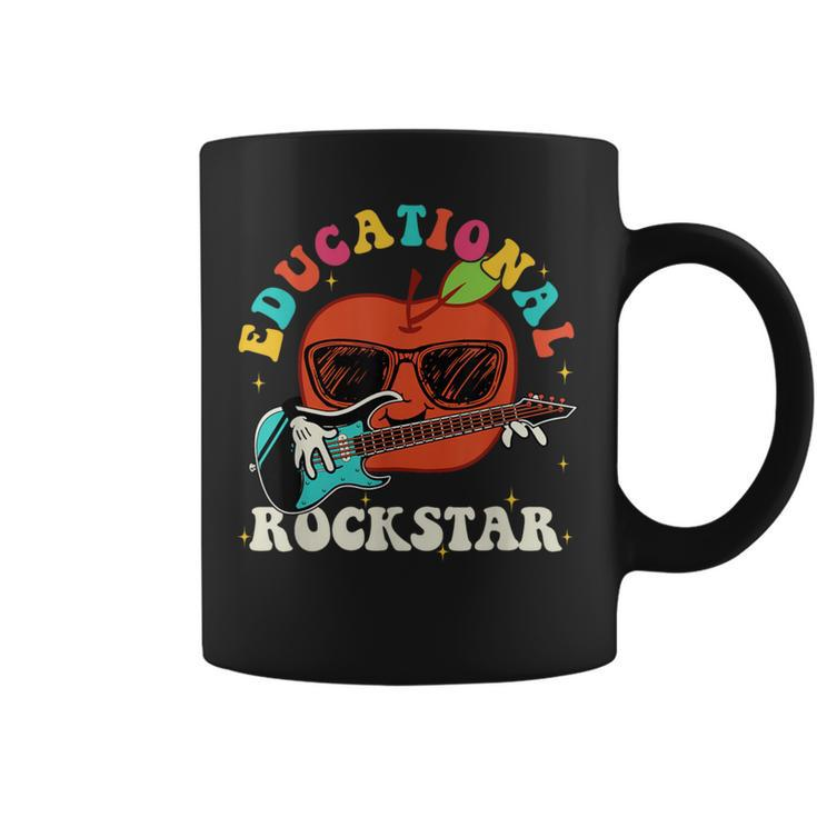 Educational Rockstars Teacher Squad Back To School Hippie Coffee Mug